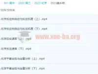 康永明2023高考化学课程（含第一、二阶段，二阶段更新6讲）