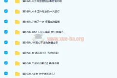 褚连一 新概念英语二册L1-L96全76讲课程带讲义