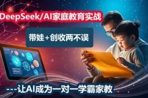 《DeepSeek AI家庭教育实战营：陪你成为智慧父母》
