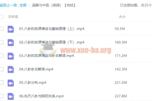 【潘毅】周易与中医（视频课程）