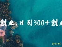 在家创业课程：日引300+创业粉，一年收入30万