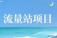 张子豪流量站项目课程