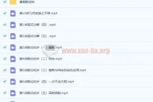 戴宁初二数学暑期实验班全国版课程 10讲带讲义