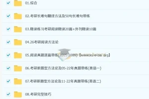 飞飞英语考研英语全程班