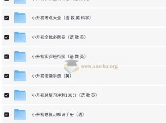 小升初总复习资料合集