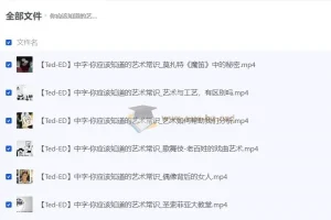 科普动画：你应该知道的艺术常识