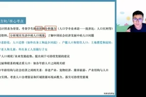 2024高三地理押题班：林潇精讲冲刺
