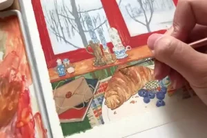 手绘水彩课：从零基础到艺术创作，掌握水彩技巧