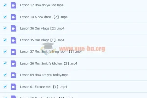 雪梨老师《新概念英语1》144讲视频课程带PDF讲义资料