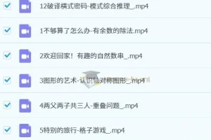 小学数学二年级S班课程（杨景羽）