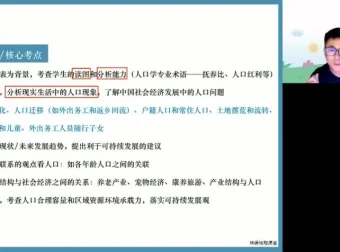 2024高三地理押题班：林潇精讲冲刺