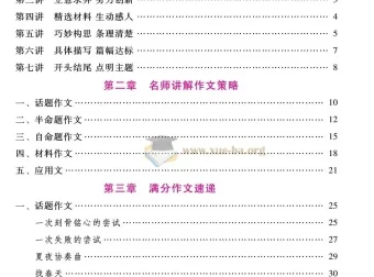 《满分作文大全》1 – 6年级通用