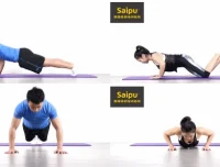 《健身训练标准动作教学：背、腹、肩、手臂、腿、臀、胸及普拉提GIF动图合集》