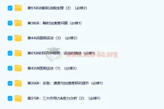 于亮老师高一物理必修（人教版）高中基础提升课程