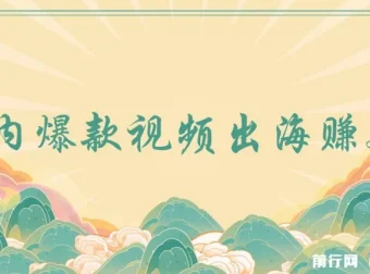 国内爆款视频出海赚美刀项目：实战收益4500美金，无需经验直接上手