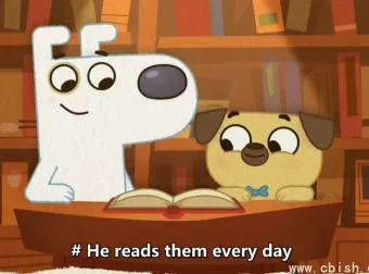 BBC英语启蒙动画《狗狗爱读书 Dog Loves Books》