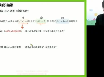 张磊高二数学寒假班：导数与计数原理精讲