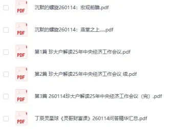 《全网付费文章：大佬文集圈、学习先锋、精选研报（1月14日更新）》