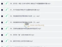 《分析与思考：黄奇帆的复旦经济课》（完结）