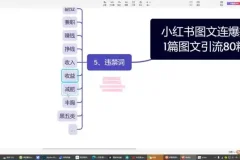 小红书爆款图文引流与连爆秘籍课程