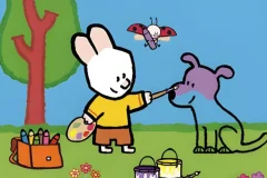 法国国宝级简笔画启蒙动画《路易小兔子 Louie》1 – 4 季