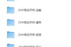 2025中级经济师视频教程