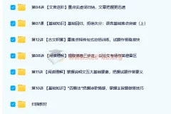 石雪峰初二语文阅读写作直播班