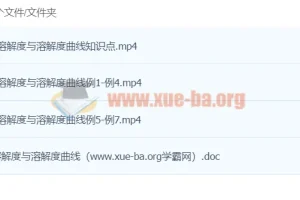 董璇璇初中化学：1课时轻松搞定溶解度与溶解度曲线