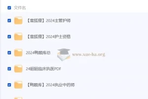 2024年医学多专业备考资料合集（西药师/护士/护师/中药师）