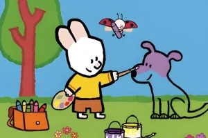 法国国宝级简笔画启蒙动画《路易小兔子 Louie》1 – 4 季