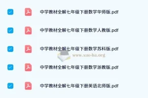 薛金星初中教材全解及同步作文全解资料