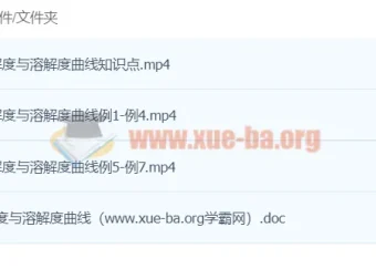 董璇璇初中化学：1课时轻松搞定溶解度与溶解度曲线