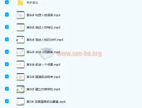 小学语文：用思维导图做看图写话19讲课程（带讲义）