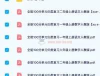 红逗号全能100分单元归类复习资料（1 – 6年级上下册）