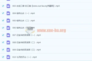 233网校小学四年级语文上下册180讲全课程（人教版）