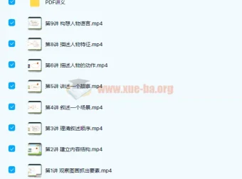 小学语文：用思维导图做看图写话19讲课程（带讲义）