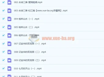 233网校小学四年级语文上下册180讲全课程（人教版）