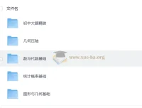 初中数学大题几何、代数、统计专项PDF资料合集