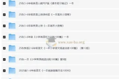 一本小学语数英教辅合集（2025秋）