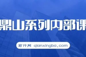 鹿鼎山缠论实战直播回放课程：助0基础到进阶者用缠论月均稳健盈利15%+（更新至2025年9月）