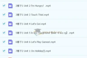 小学二年级新概念英语预备二级课程 – 杨细平