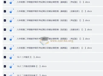 初中数学八年级下册考点与题型精讲精练突破（人教版）