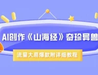 AI创作《山海经》奇珍异兽：超现实图片视频呈现