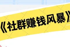 《社群赚钱风暴》课程