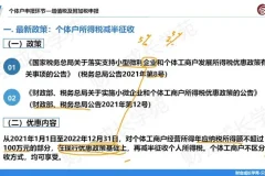 个体工商户财税实操全流程：从注册到申报