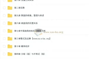 朱韬初中数学7-9年级易错500题课程（讲义+配套视频）