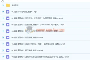 2024高三高考英语袁慧英语A+寒假班