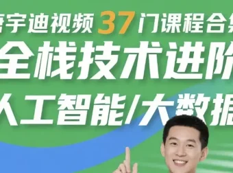 唐宇迪37门人工智能与大数据视频课程合集：全栈技术进阶必备