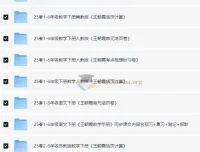 王朝霞 2025 春小学语数英学习资料包