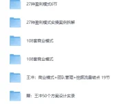 王冲 – 《27种盈利模式课程合集》